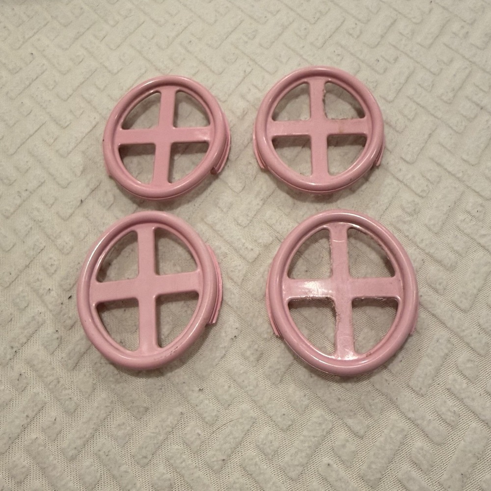 Vintage Fisher Price Loving Family Dollhouse Round Window Replacements Lot of 4